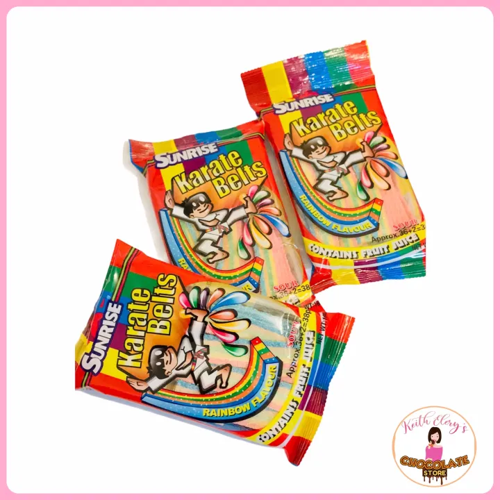 Sunrise Rainbow Karate Belts Candies (160g) Lazada PH