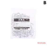 Heishada 50ชิ้น M1.8 M3 M2 M3.5เหล็กรูปตัว R สปริงตัว R คลิปหนีบสลักเกลียวฮาร์ดแวร์สำหรับซ่อมรถยนต์