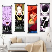 [COD] Painting Anime Wall Picture Frieza Poster Decoration Super Saiyan Hanging