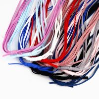 【hot】☾✖ↂ  5MM Colorful Rope Elastic Band String Face Rubber Tape Waist Ear Cord Flat Hanging Accessory 5Yard