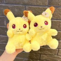 【LZ】▦✧❆  Pokémon Pikachu Chaveiro Plush bonecas recheadas de desenhos animados figura de ação Anime mochila escolar e pingente mochila brinquedos de presente