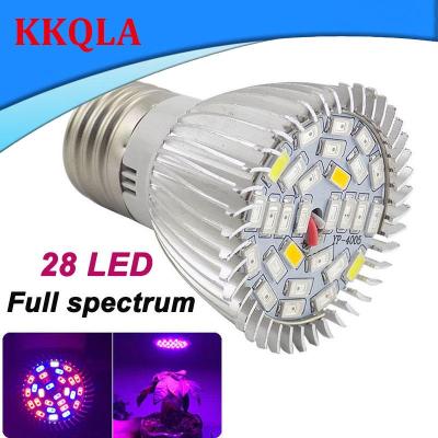 QKKQLA 5pcs Plant Grow Lights Full spectrum 28 18 LED Bulb Growing Light Lamp for plants flower  vegetable greenhouse Hydroponics a2