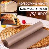 【HOT】✣┋◄ 1/5/10PCS Reusable Baking Sheet 40x60cm or 30x40cm Non-Stick Oil-Proof Paper Oven Gadgets