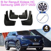 for Renault Koleos 2 HC Samsung QM6 2017 2022 2018 2019 2020 MudFlaps Mudguards Anti-splash Guards Fender Flare Car Accessories