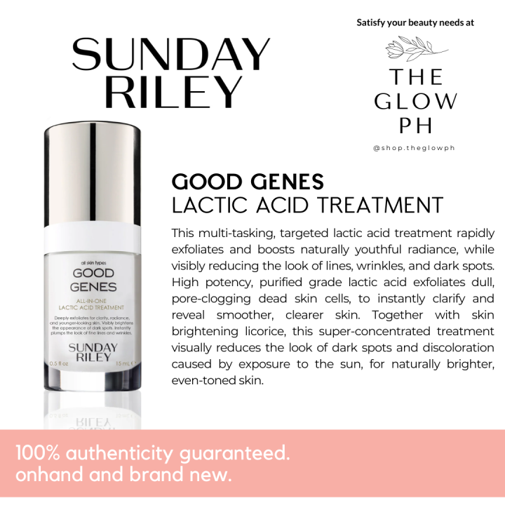 [AUTHENTIC] SUNDAY RILEY Good Genes AllinOne Lactic Acid Treatment