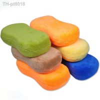 ❅  1Pc Coral Fleece Car Wash Sponge Double-side Absorbent Cleaning Sponge Block Car Glass Wipe Sponge Kitchen Cleaning Brushes