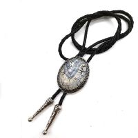 Granite Stone Mens BOLO Tie PU Leather Rope Vintage Western Cowboy