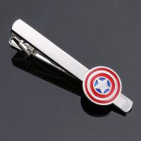 High quality Avenger superhero Tie Clip New Fashion Jewelry Pin men 39;s wedding party clothing tie badge gift free shipping