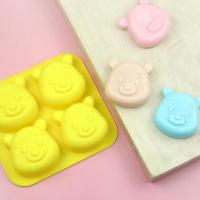 HYWQ ของหวาน ขนมอบ มูสคัพเค้ก การทำสบู่ การ์ตูน เครื่องมืออบ DIY 3D แม่พิมพ์ช็อคโกแลต ตกแต่งเค้ก Sugarcraft แม่พิมพ์เค้ก