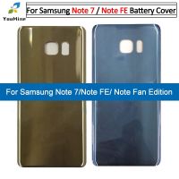 สำหรับ Samsung Galaxy Note7 Note Fe 7เคสหลังกระจกหลังเคสประตูสำหรับซัมซุงโน้ตรุ่นพัดลมฝาครอบ N935 N930f N930