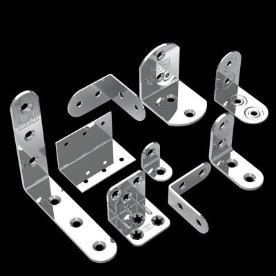 ♗ steel corner code 90-degree right-angle fixer reinforced triangle iron hardware furniture support frame plank connector