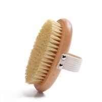 Wet Dry Brushing Body Brush Natural Bristles Exfoliating Scrub Brushes for Cellulite and Lymphatic Improve Your Circulat-SDFU STORE