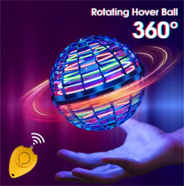 [Local delivery] Flynova UFO 360°rotating hover ball Flying Ball Kids