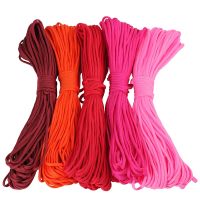 【YD】 330ft Colorfull Paracord 5mm Cords 550 Lanyard Tent Rope 7 Strands 100m/110 yards Hiking Camping Ropes