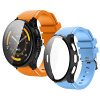 Garmin Venu 3S สายซิลิโคนสายสำหรับการ์มิน Venu 3S สายสมาร์ทวอทช์สายรัดข้อมือกีฬาป้องกันเคสหน้าจอ Garmin Venu 3S