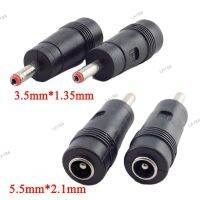 5pcs 3.5mm*1.35mm Male to 5.5mm*2.1mm Female Plug  DC Power Connector Adapter Laptop AC DC Jack Adaptor YB8TH