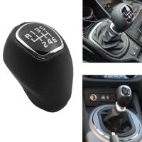 【CW】┇✧  6 Speed Mnaual Leather Shift Knob Lever Shifter Handball 5 2012 2013 2014 2015