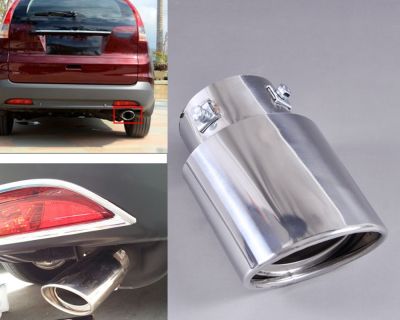 2021CHROME 304 STAINLESS STEEL EXHAUST TAIL REAR MUFFLER TUBE TAIL Fit for Honda CRV CR-V 2007 2008 2009 2010 2011