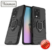 Thinmon สำหรับ Samsung S11/S11E/S11 PLUS Case, ซิลิโคน TPU และ Hard PC เกราะกันกระแทกแหวนที่วางแบบโลหะฝาครอบเคสใส่โทรศัพท์