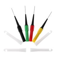 4Pcs 0.7Mm Piercing Probes Kit Multimeter Pen Probe Mini Wire Piercer Car Test Line Probe เครื่องมือ U1jb