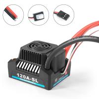 BolehDeals 1:10 RC 120A อัพเกรด ESC กันน้ำสำหรับรุ่นรถบังคับวิทยุอุปกรณ์เสริมรถยนต์