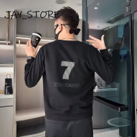 JAY_STORE  เสื้อสเวตเตอร์  เสื้อกันหนาวมีฮู้ด เสื้อกันหนาว เสื้อแขนยาวชาย เสื้อกันหนาว ผ ช เสื้อฮู้ด เสื้อฮู้ดชาย 2023ใหม่ MWY2390L0J 37Z230915