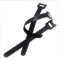 200 Pcs Fastening Cable Straps Adjustable Hooks and Loop Straps Nylon Cable Ties for Binding Wires