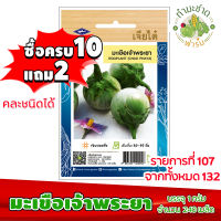 (ซื้อ10แถม2) เมล็ดพันธุ์ มะเขือ เจ้าพระยา Eggplant (Chao phaya) ประมาณ 240เมล็ด เจียไต๋ เมล็ดพันธุ์พืช เมล็ดพันธุ์ผัก เมล็ดผัก เม็ดผัก ผักสวนครัว