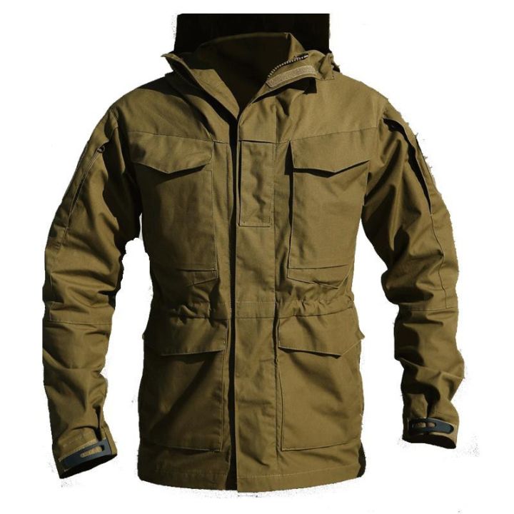 Army Clothes Tactical Windbreaker Men Waterproof Hoodie Military Field ...