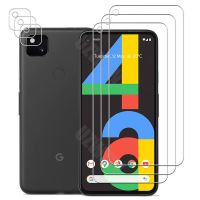 For Google Pixel 4A 4G Camera Lens Film and Phone Protective Tempered Glass Screen Protector Screen Protectors