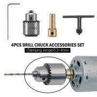 4 JT0 Mini เจาะ Chuck 0.3-4มม. มอเตอร์ไฟฟ้า Shaft Fixture Collet Self-Tighten ไฟฟ้าเจาะ Bits Chuck