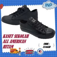 s06l5u8y0 Kasut SEKOLAH HITAM / รองเท้านักเรียน สีดํา แบรนด์ ALL AMERICA (ไซซ์ : 32-45 ) รหัส (3346AB)