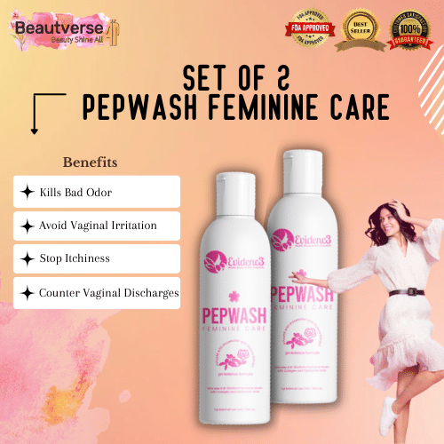BEST SELLING PEPWASH (SET OF 2) FEMININE CARE ANTI BACTERIAL GUAVA