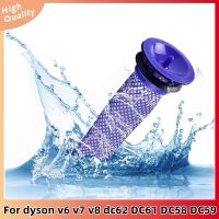 แทนที่ตัวกรองสำหรับ Dyson V6 V7 V8 DC62 DC61 DC58 DC59 DC74เครื่องกรองเครื่องดูดฝุ่นชิ้นส่วน #965661-01เครื่องกรองไขมัน