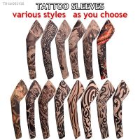 ✚✚✔ 1pcs Outdoor Cycling Sleeves 3D Tattoo Printed UV Protect Sleeves Arm Protect Ridding Sleeves Fishing Travel Oversleeve Barcer