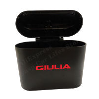 Car Trash Holder Rubbish Storage Box For Alfa Romeo Giulia Auto Garbage Bag Cleaning Supplies