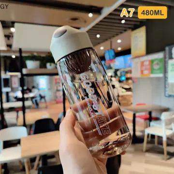 Transparent Water Bottle Portable Sport Cup For Drinking Kitchen