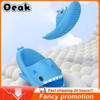 Summer Shark Slippers Women Shark Slides Men Bathroom Flip Flops Adult Home Anti-Skid Flat Shoes Couple ChildrenS Funny Sandals