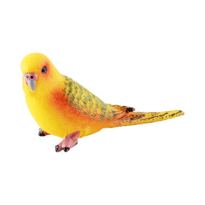 Microgood Parakeet จำลองแบบจำลองพระเยซูนกคอกคาทีลนกแก้วนกพีวีซีตกแต่งแบบจำลองแข็งทึบน่ารักรูปปั้นสัตว์เครื่องประดับรูปแกะสลักของเล่นเพื่อการศึกษา