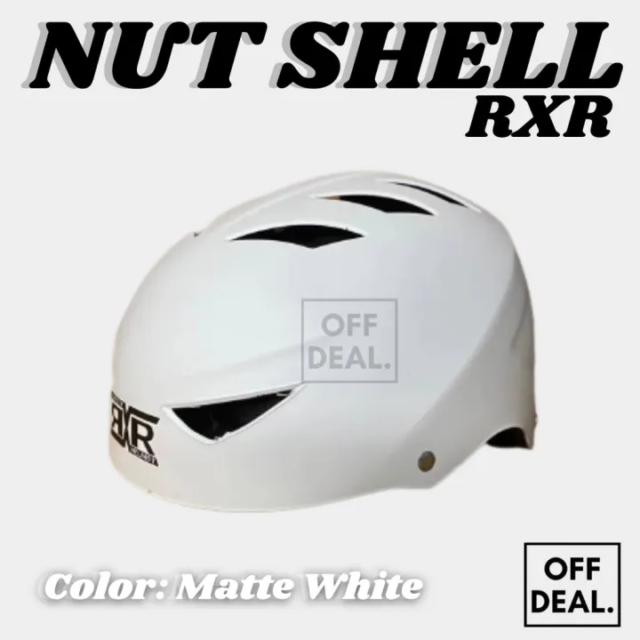 nutshell helmet white