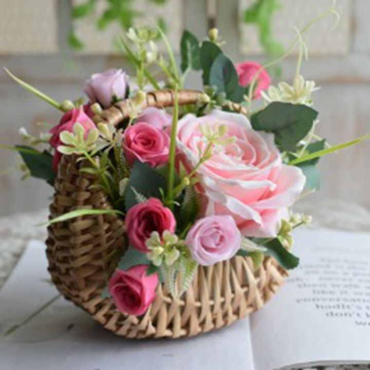 rattan-basket-half-moon-wicker-basket-willow-straw-basket-with-handle-wedding-flower-girl-baskets