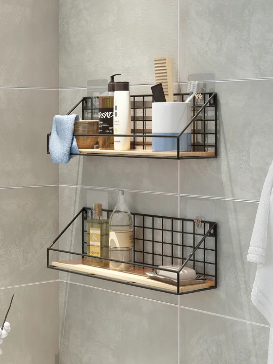 PunchFree Bathroom Rack Toilet Wall Storage Toilet Wall Surface Wall