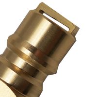 Brass 3/8inch Quick Connector Propane Quick Disconnect Connect Male Thread Converter Propane Adapter Replacement Part