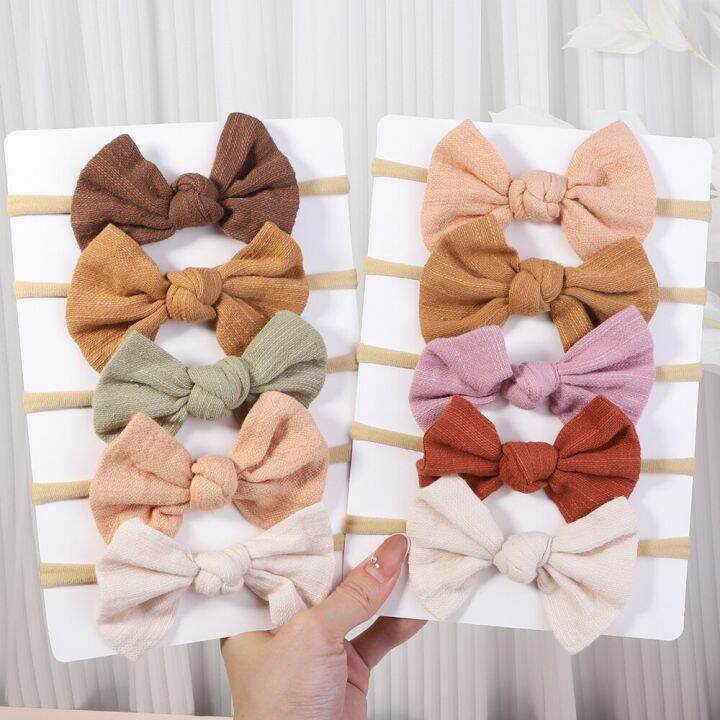 Baby Girl's Hair Clips Cute Hair Bows Baby Elastic Hair Ties Hair