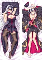 อะนิเมะเกมอ้วน / Zero Jeanne dArc กิโมโนเซ็กซี่ปลอกหมอน Otaku Fujoshi Dakimakura ร่างกายกอดหมอนปกของขวัญที่นอน