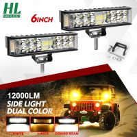 【CW】 HAOLIDE Car Strobe  6 quot; 4X4 Offroad 12V 24V Truck FarmTractor Boat SUV Led Fog Lamp