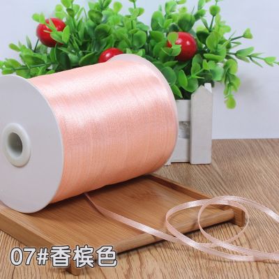 □卐 Hot sale 3mm Satin Ribbon For Craft Sewing Fabric Christmas Wedding Supplies Party Decoration Gift Wrap Handmade (10 Meters/lot)