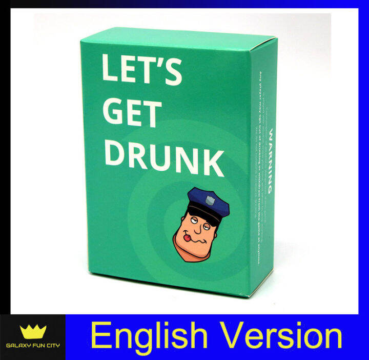 【English】Let's Get Drunk Card Game Party Game /Boardgame /Board Game