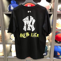 เกาหลี MLB แขนสั้นหญิงชอบคู่เล่นชาย   ฤดูร้อนใหม่ NY Yan Yan ทีมเสื้อยืด LA ครึ่งแขนของแท้ u