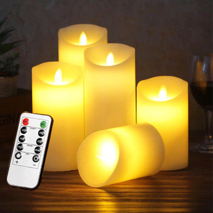 Creative LED Flameless Candle Lights Remote Flickering Tea Candles